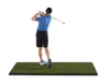If the concrete where I will place the mat is slightly sloped, what is the best way to level the mat?